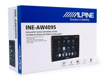 Alpine INE-AW409S 9'' Autoradio Headunit mit kabellosem Apple Carplay, Android