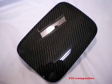 Carbon Fiber Fuel Door Gas Lid For 02-03 Mazda Protege 5 Hatchback