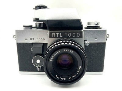 Exakta RTL 1000 SLR mit TTL Prisma + Meyer Optik Görlitz Domiplan 50mm f/2.8 Kit