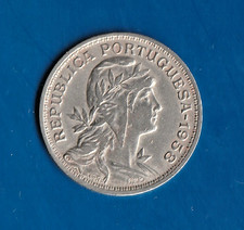 Coin Portugal 50 Centavos 1958 Ni/Me VF