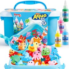 Aqua Elf Water Gel Kit, Magic Fairy Water Toy Kit with 10 Magic Gels, 12 Sea