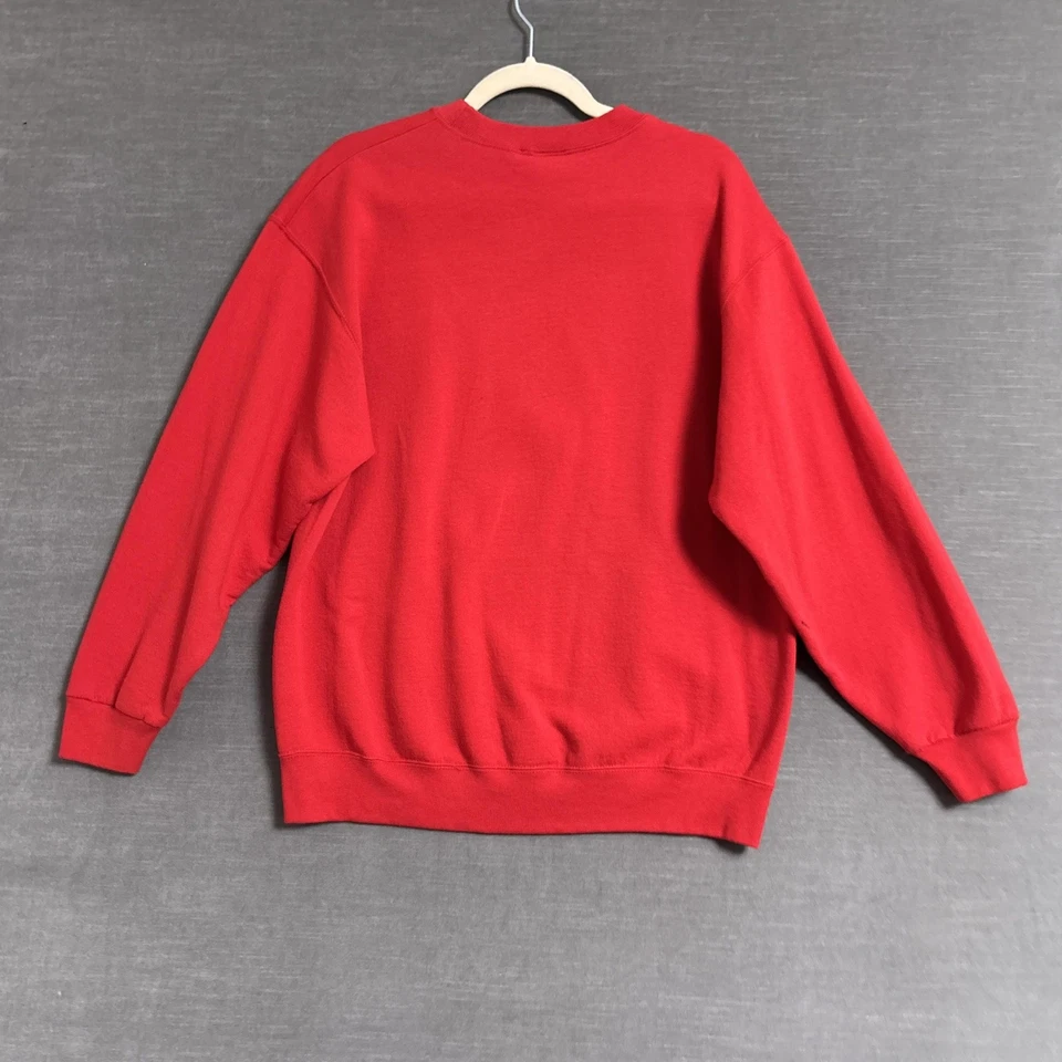 Винтажная толстовка Betty Boop большая рождественская Be Naughty Santa праздничная смешная y2k - Изображение 4 из 4