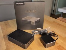 MoreFine Mini PC (M10S) IntelTwinLake N150, 12GB RAM, 64GB EMMC, 4TB(4x1TB) Mint