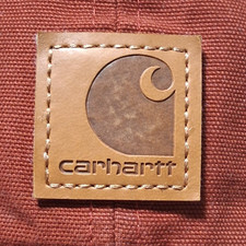 Cap Hat - Genuine Carhartt - Red / Maroon w/ Logo - Strapback - Nice - Unworn