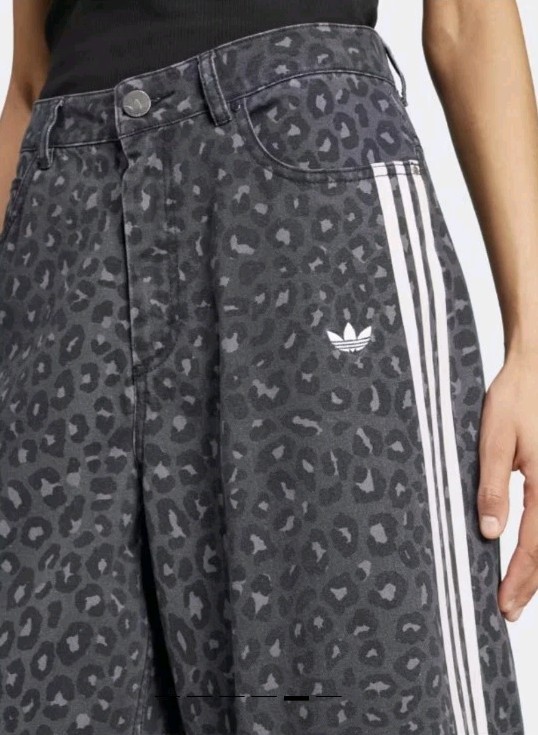 Adidas Leopard Animal Print Bermuda Shorts 25 Nwt | eBay