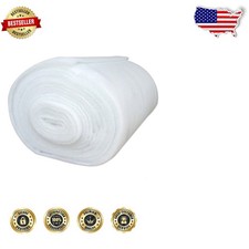 Durable 10 Yards 60" Wide Upholstery Dacron Batting, 6oz Polyester, Spot Clean