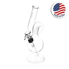 PHOENIX RISING 8" Tall Bong, Twisted Upside Down Beaker - Proudly Made in  USA