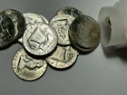 1963 BU FRANKLIN HALF DOLLAR ROLL / 20 COINS