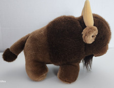 Vintage Dakin 1980 Buffalo Bison Brown Plush Stuffed Animal Soft Toy Collectible