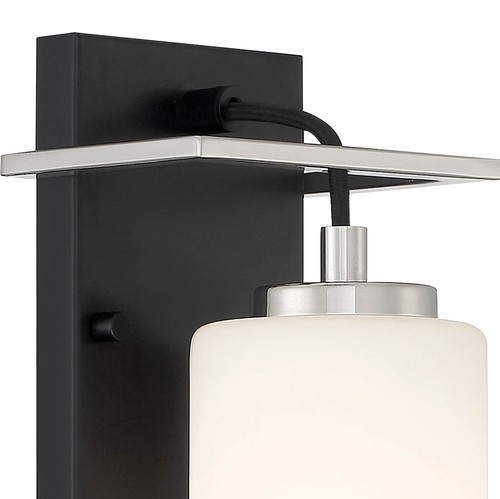 Designers Fountain D250M-WS Prince St 1 Light 9" Tall Wall Sconce - Black - Picture 3 of 4