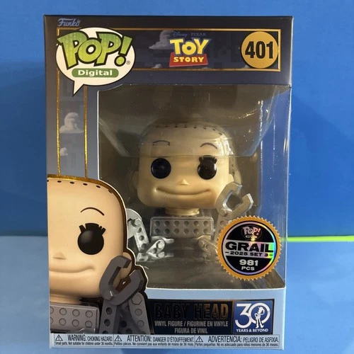 Funko Pop Digital Exclusive Toy Story Baby Head Grail LE 981 Pieces In Hand