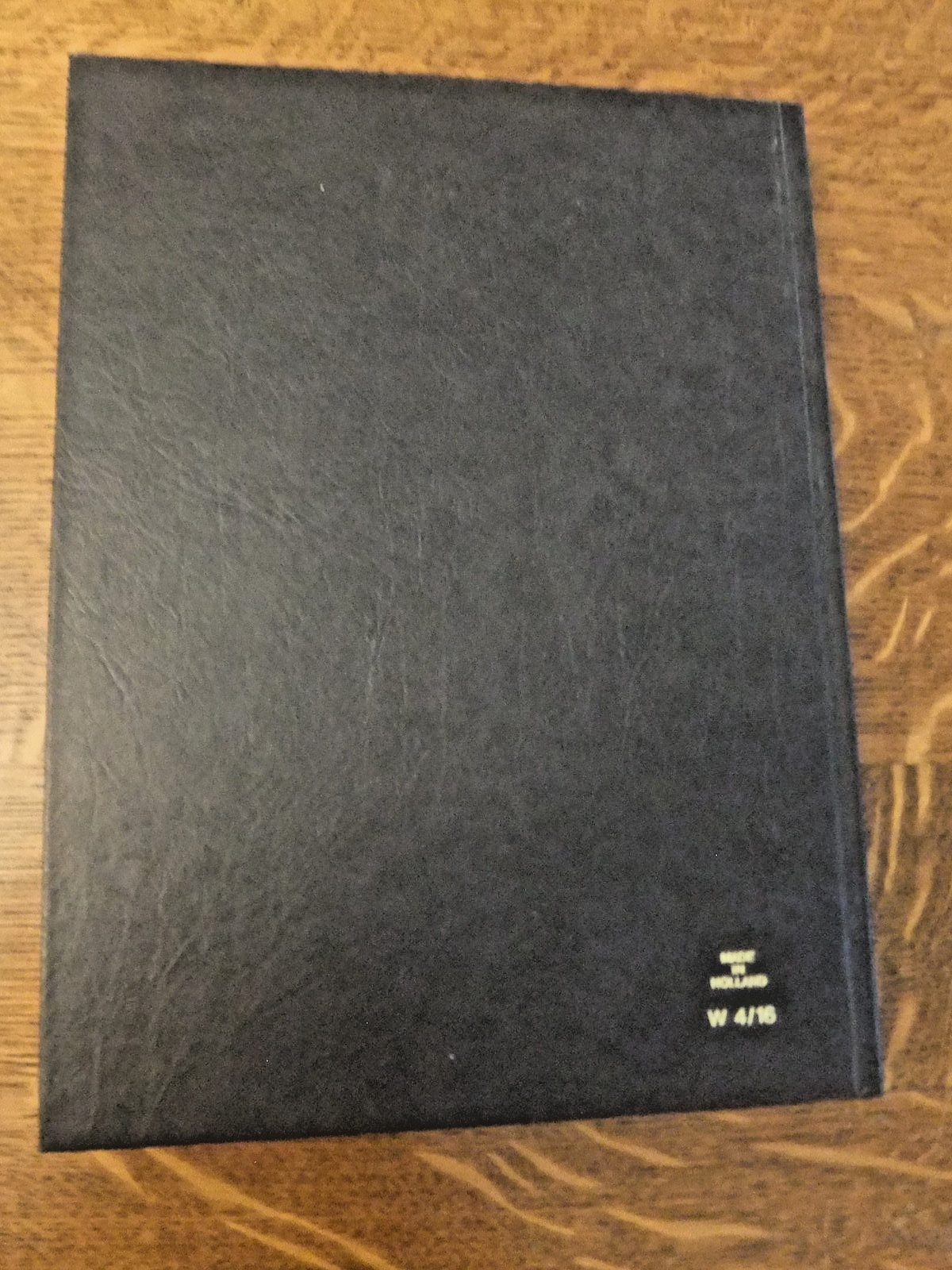 Large UNI-SAFE Stamp Album, Style W 4/16, Black, Lightly Used