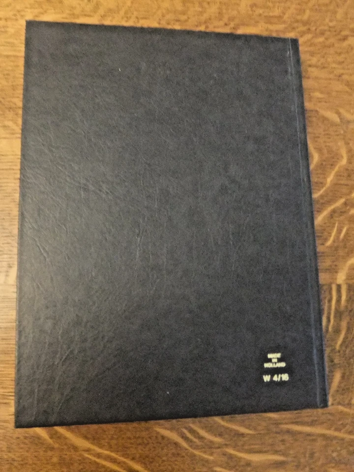 Large UNI-SAFE Stamp Album, Style W 4/16, Black, Lightly Used - Image 3 of 3