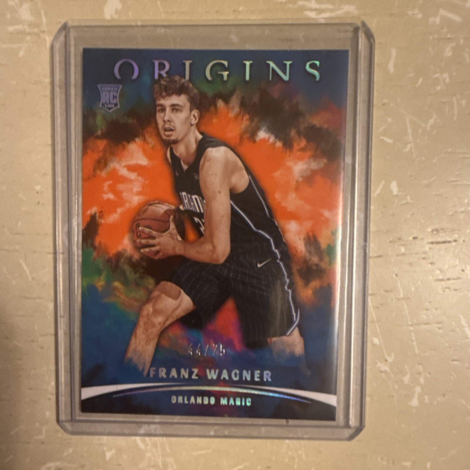 2021-22 Panini Origins Franz Wagner #58 Orange /75 Rookie Orlando Magic