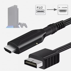 For Sony PS1 PS2 to HDMI Adapter Cable Game Console Audio Video Converter Lot