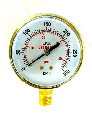 #ad 3 INCH Acetylene propane Regulator Gauge Low Pressure 1 4quot; 18NPT $11.89