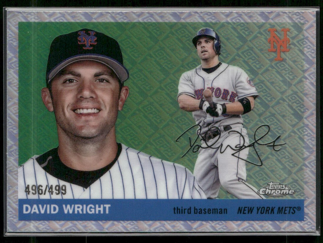 2025 Topps Chrome Platinum #483 David Wright Topps Refractors #/499