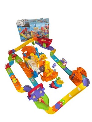 Mega Vtech Baby Tut Tut RC Rennbahn mit 2 Autos und Extra *TOP*