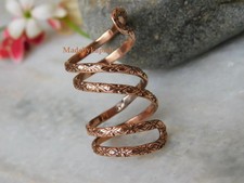 Pure Copper Arthritis Trigger splint ring, Double Knuckle Thumb Ring, Mid Rings,
