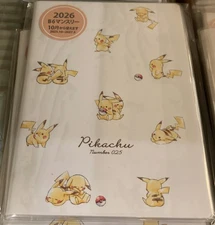 Pokemon 2026 Schedule Book B6 Monthly Planner Pikachu Flyer Design Pokémon New