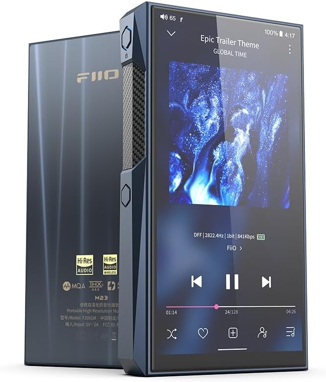 FiiO M23 Portable Hi-Res Lossless Music Player (Deep Blue)