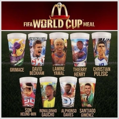レア McDonald's FIFA World Cup カップ 記念グッズ McDonald's 2026 FIFA World Cup Collectible Cups Complete Set 9