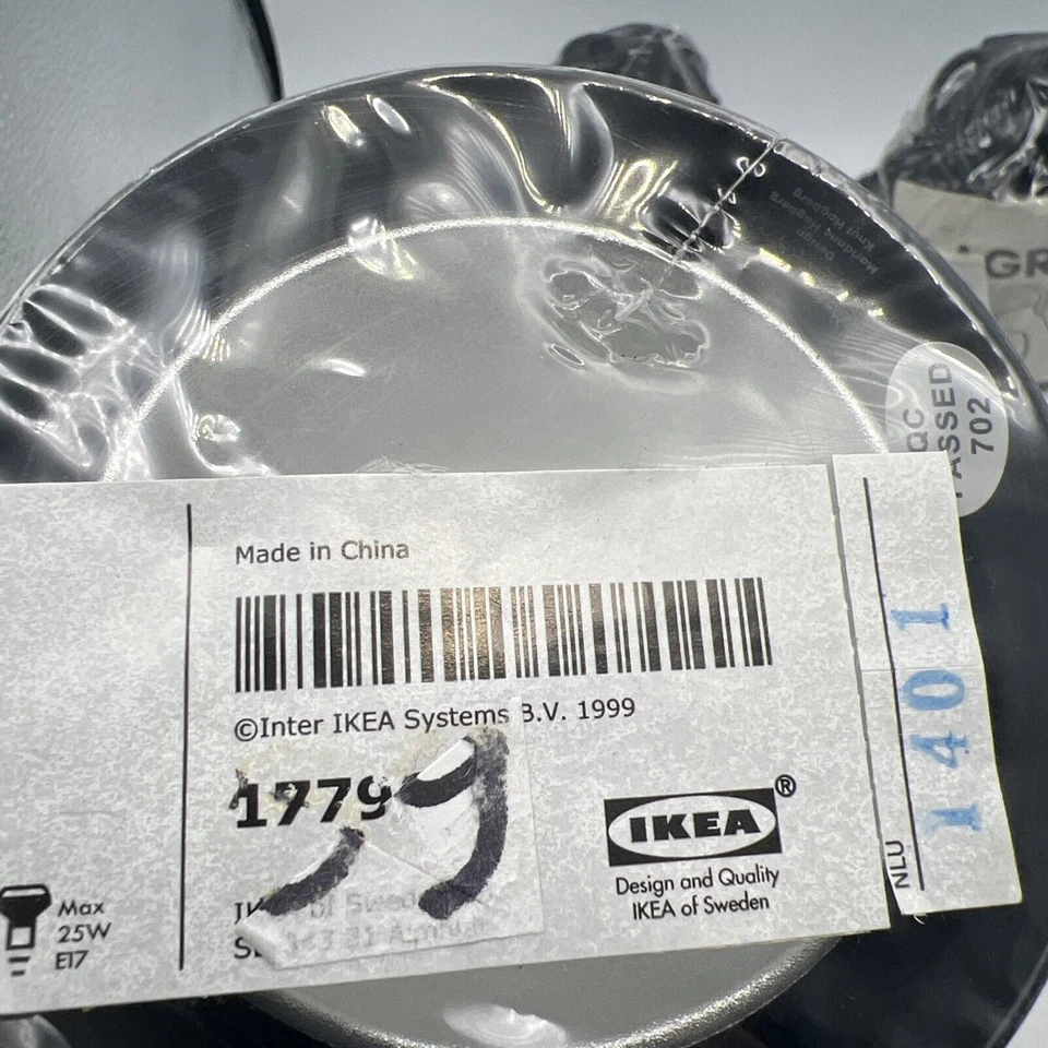 IKEA Lagra Abrazadera En Luz Foco Lote De 3 Negro 201.463.32 Foto 4 de 4
