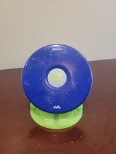 Sony Walkman Psyc D-FJ040 FM/AM Portable CD Player TESTED Works Blue Y2K