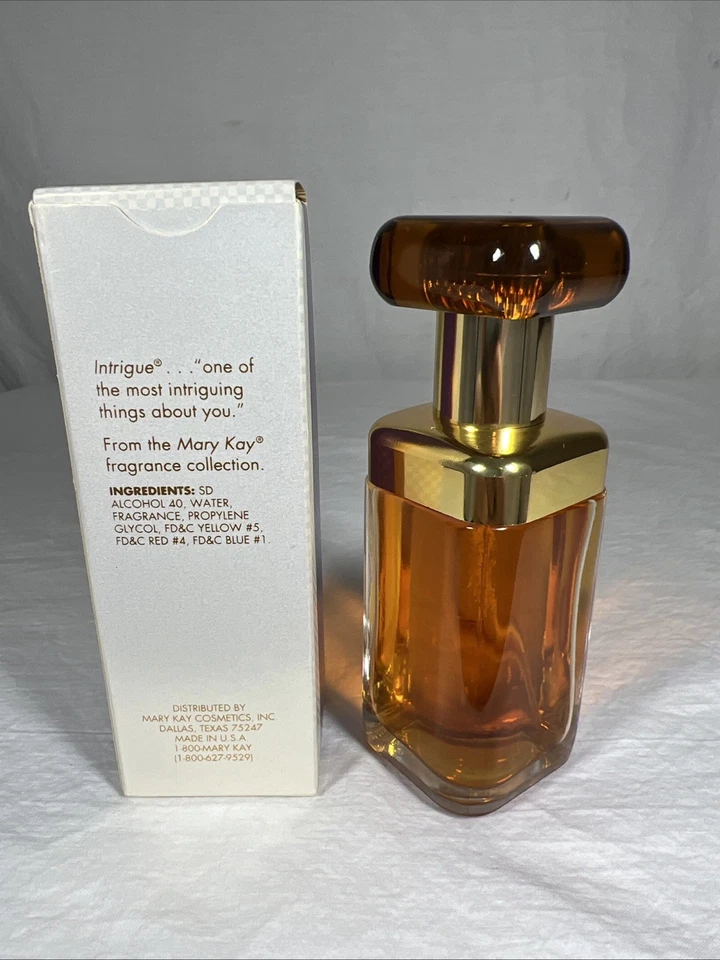 (NUEVO) 🔥 Vintage Mary Kay INTRIGUE Colonia Spray 1.75 Fl. Perfume Mujer OZ RARO Foto 3 de 3