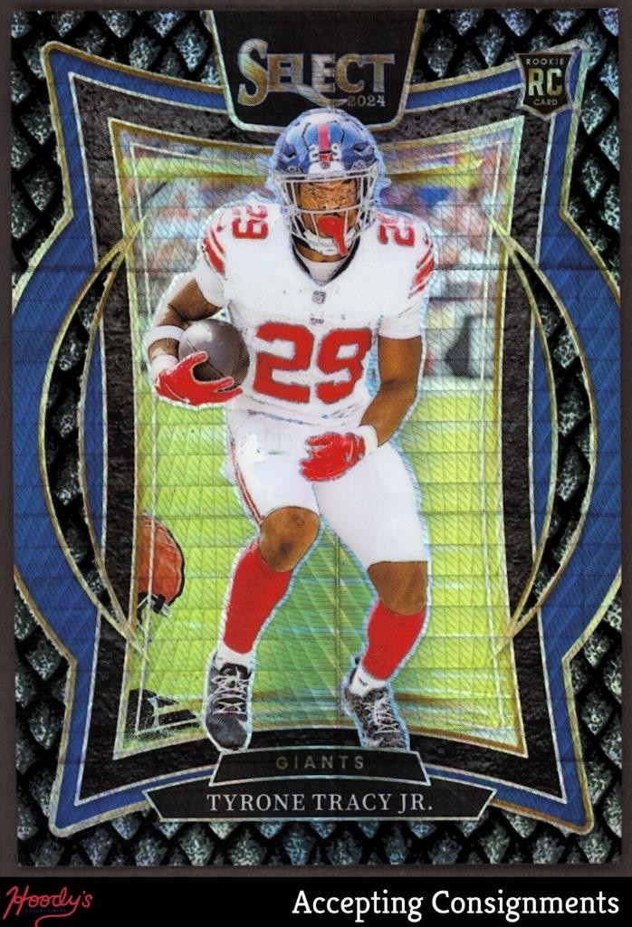 2024 Select Prizm Black Dragon Scale #61 Tyrone Tracy Jr. RC Rookie 1/1 GIANTS