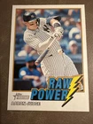 2026 Topps Heritage Raw Power Aaron Judge #RP-AJ New York Yankees