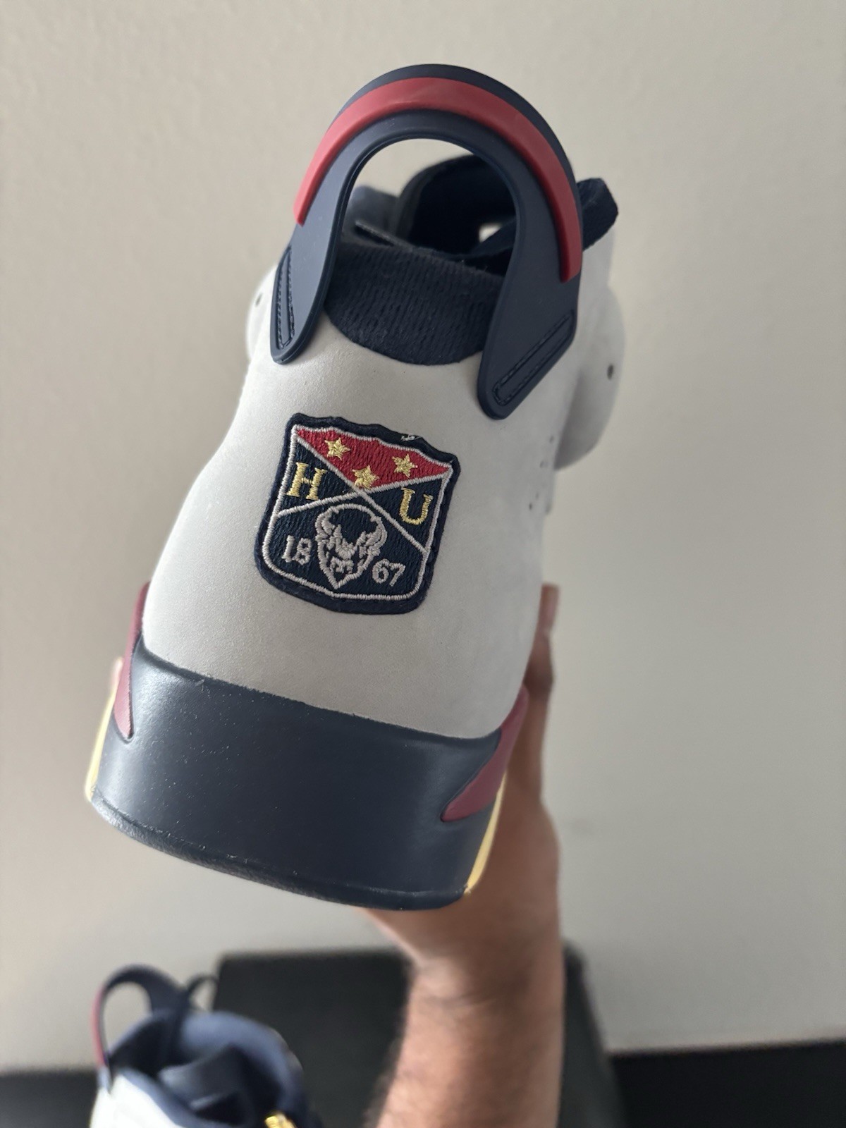 Men’s Size 15 Nike Air Jordan 6 Retro PE Howard University Player Exclusive New image 9