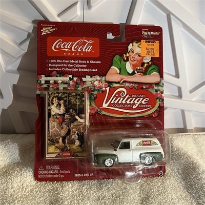 Coca-Cola Diecast Delivery Van White Green Original Soda Theme Collectible