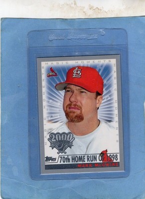 2000 Topps Opening Day #105 Mark McGwire 70th HR Record Magic Moments Cards - MT