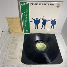 BEATLES HELP APPLE AP8151 Japan OBI VINYL LP VG+ Pop Classic Rock