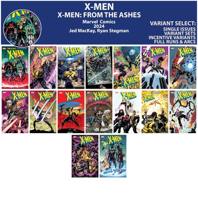 X-Men (2024) #1-6 7 8 9 10 11 12 13 14 15 16 Marvel From the Ashes COVER SELECT