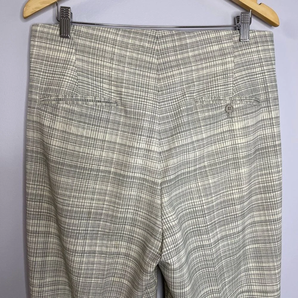 Pantaloni Miu Miu Pantaloni A Quadri EU 50 Gamba Dritta