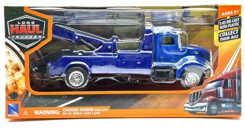NEW RAY PETERBILT 335 WRECKER LONG HAUL TRUCKER 1:43 SCALE