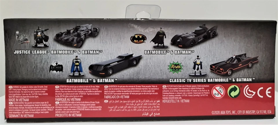 Batmobile & Batman Hollywood Rides Batman 1989 JADA 1:32 Metal Die Cast - Image 3 of 4