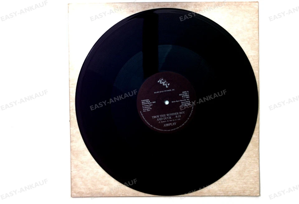 Airplay Troy The Wonder Boy And Duck US Maxi 1983 Hip Hop P-Funk Silver Spu ' - Bild 2 von 3