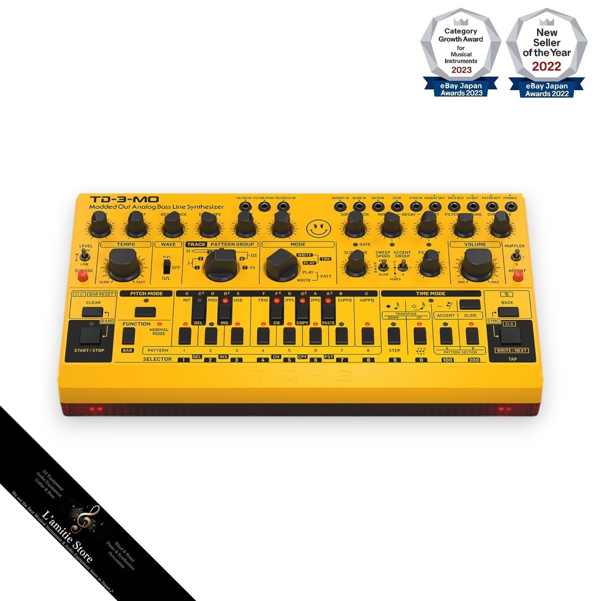 behringer TD-3-MO アナログシンセサイザー BEHRINGER TD-3-MO-AM アナログ ベースライン シンセサイザー