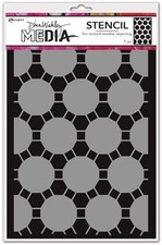 Dina Wakley Media Stencils DINA WAKLEY Conn, Connected Dots