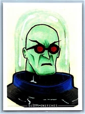 Mr. Freeze Sketch Card - Scott Sketches Fan Art Trading Card