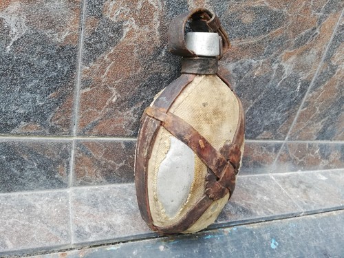 RARE WWI OTTOMAN TURKISH IMPERIAL ARMY GERMAN TYPE WATER BOTTLE CANTEEN FLASK - Picture 15 of 15