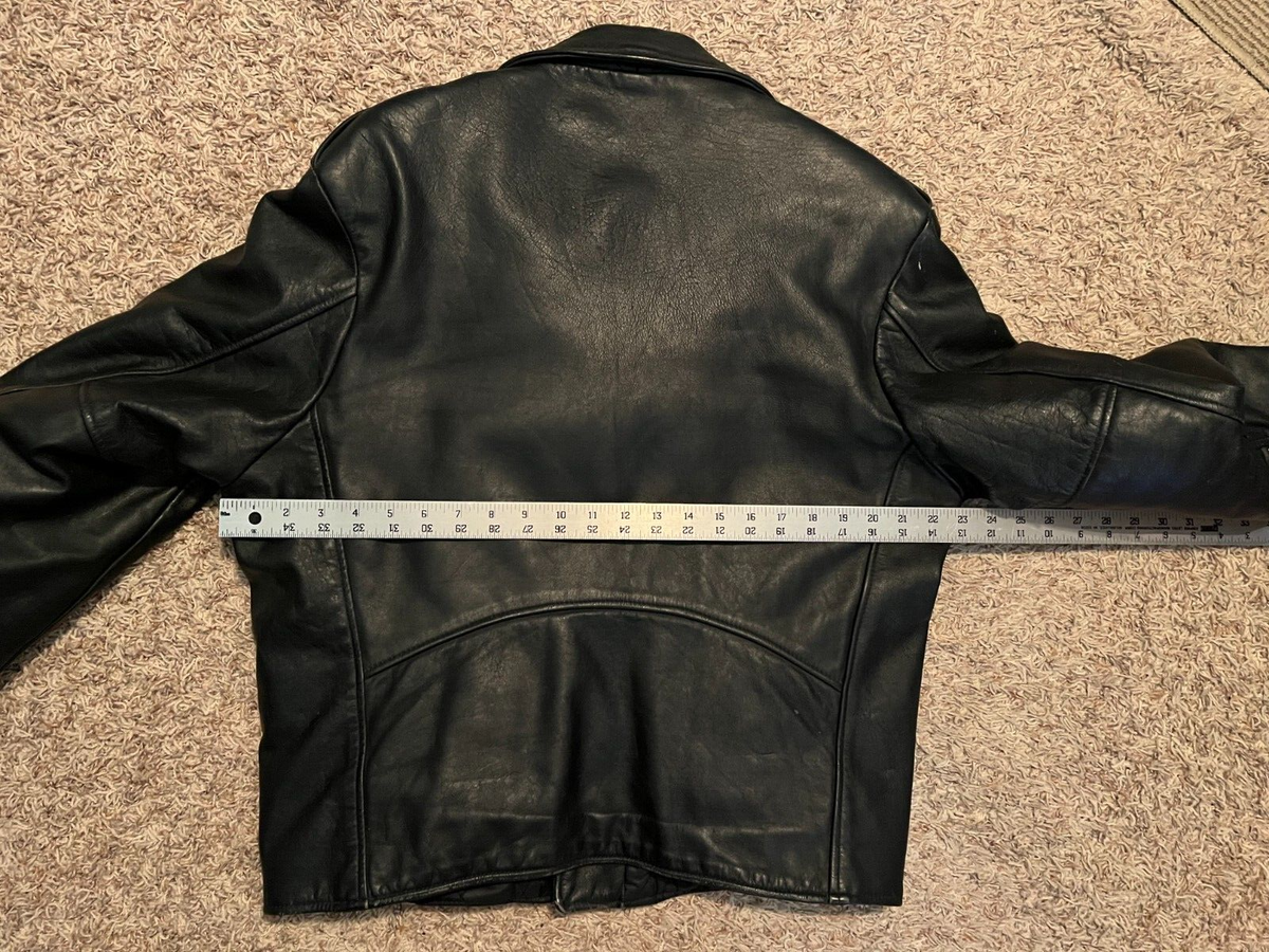 Branded Garments Leather Motorcycle Jacket - Men's tag=44 Branded Garments Leather Motorcycle Jacket - Men's tag=44
