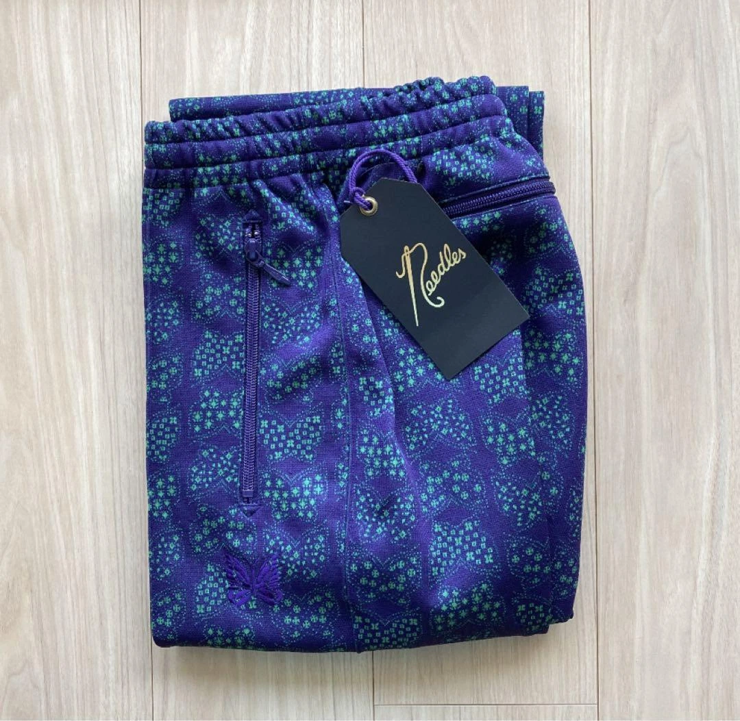 NEEDLES Track Pants 22SS Purple Papillon Size-S New from Japan