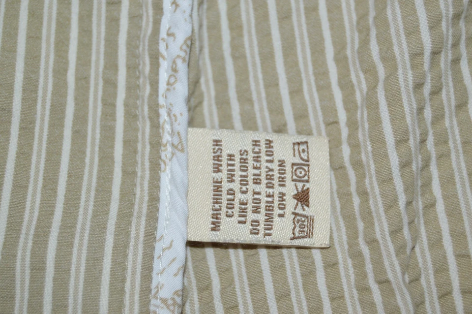 Pantalones Cortos Pusser Para Hombre 38 Caqui Estilo Isla Chino Seersucker Rayas Foto 4 de 4