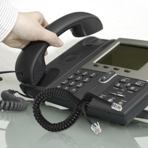 2 szt. Zwinięte kable telefoniczne Telefon stacjonarny Przewody telefoniczne Słuchawki Przewody Telefon - Zdjęcie 3 z 12