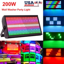 768LED Strobe Wall Wash Light Stage Effect Beam Lights RGB DMX Party DJ Lighting