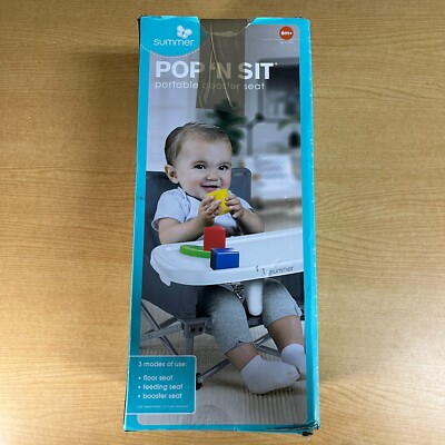 Bright Starts Pop 'N Sit Portable Booster, Indoor/Outdoor (open box)